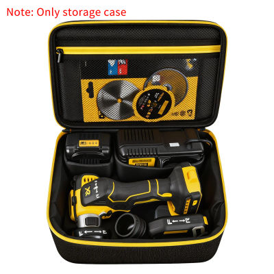 Estuche de Almacenamiento Rígido de EVA para Herramienta de Corte de 20V Max 3 en 1 sin Escobillas, Bolsa de Transporte Portátil para Cargador, Baterías y Herramientas de Corte
