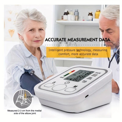 Equipo de Monitor de presión arterial Digital, tonómetro portátil médico profesional automático, tensiómetro Digital, monitor de ritmo cardíaco