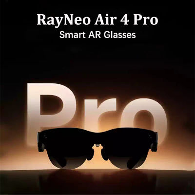Gafas AR inteligentes RayNeo Air 4 Pro compatibles con HDR10 3840Hz 4 altavoces 1200 lentes Gafas AR con pantalla de doble capa Micro-OLED