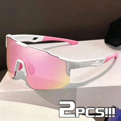 2 Piezas de Gafas de Ciclismo 2026, Nuevas Gafas de Sol Anti-UV de Moda, Protección Solar para Deportes al Aire Libre, Escalada, MTB, Unisex