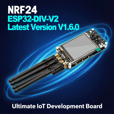 Kit de Actualización ESP32DIV V2 con Antena Mejorada, NRF24 CC1101 para Desarrollo IoT, Wifi, Bluetooth, Señal, SubGHz, Flipper Zero