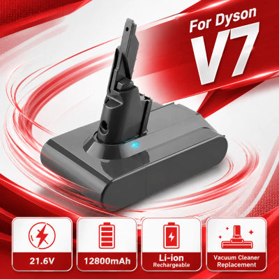 Batería de repuesto para Dyson V7 SV11, batería de iones de litio de 6V 12.8Ah para aspiradora, repuesto para SV11 Motorhead Animal