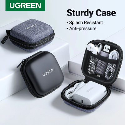 UGREEN-funda rígida para auriculares, bolsa para Airpods, Sennheiser, almohadillas para auriculares inalámbricos por Bluetooth, accesorios