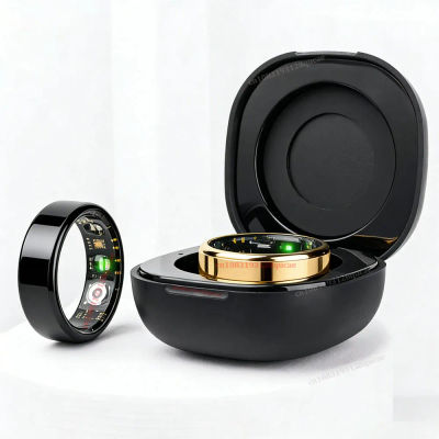 Anillo Inteligente R10 con Estuche de Carga para Hombres y Mujeres, Monitor de Salud y Sueño, Resistente al Agua 5ATM, Modo Multideportivo, Anillo Inteligente 2026 Nuevo