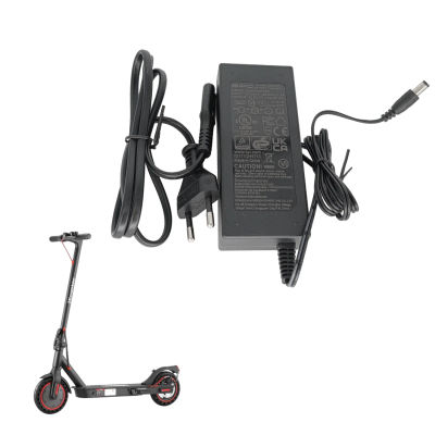 Cargador de 42V 1.5A con conector DC2.1 y enchufe europeo con certificación CE para iScooter i9, adaptador de corriente universal para baterías de iones de litio.