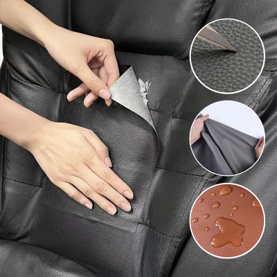 Parches de reparación autoadhesivos de cuero PU, pegatinas de tela para ropa de cuero, sofá, asientos de coche, muebles, bolsas, reparación pegajosa