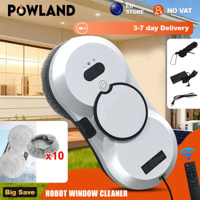 Robot aspirador de 5600PA para limpieza de ventanas, pulverizador eléctrico, Limpiacristales de vidrio, prevención de caídas, Control remoto