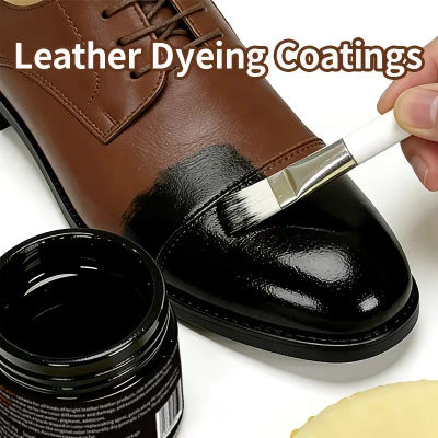 Bálsamo para recolorar cuero, tinte marrón para zapatos, muebles y bolsos (30g)