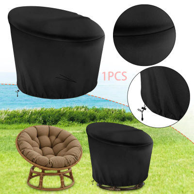 Funda para Silla Egg, Resistente al Viento y a la Intemperie, Funda para Silla Papasan Oxford con Cierre, Funda para Asiento de Muebles de Patio para Interiores y Exteriores