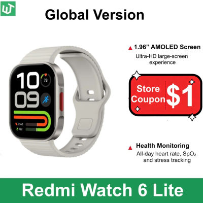 Versión Global Xiaomi Redmi Watch 6 Lite Smartwatch con Llamadas Bluetooth, Pantalla de 1.96'', Modo Deportivo, Monitoreo de Salud, Batería de 470mAh