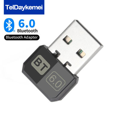 Adaptador Bluetooth USB Bluetooth 6,0 5,4 para PC Dongle ratón inalámbrico Keyborad receptor de Audio de música transmisor USB