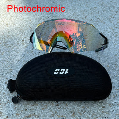 Nuevas gafas de ciclismo UV400 para hombre, gafas de sol fotocromáticas rojas, gafas para ciclismo al aire libre, gafas deportivas, gafas para bicicleta, gafas MTB