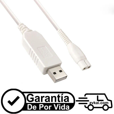 Cable Cargador USB 4.3V Philips Recortadora de Barba Afeitadora QP2520 QP2510 MG5730 QP2620 MG3710 MG3720 MG3730 QP2521 MG3740 BT3206 BT405 MG3731 MG3711 MG5720 QP2721 S1121 MG5740 MG3712 MG3747