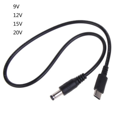 Cable alimentación USBC a DC5.5x2.1mm 9V 12V 15V 20V para monitores LCD Radio transmisión Cine 9V 12V 15V 20V DropShipping
