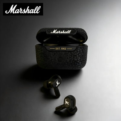 Auriculares Inalámbricos Bluetooth Marshall MOTIF ANC, Auriculares Intrauditivos Verdaderamente Inalámbricos con Reducción Activa de Ruido, Estilo Rock, a la Moda