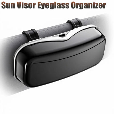 Caja para gafas de coche, marco portátil para gafas de coche, marco para gafas de conducción, caja para gafas, gafas de sol, accesorios interiores para automóvil, 1 ud.