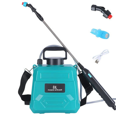 Pulverizador Eléctrico de Jardín de 5L, Pulverizador de Mochila a Batería de 3.7V, Pulverizador Portátil de Alta Presión para Plantas, Riego, Control de Malezas, Cuidado del Jardín y Patio
