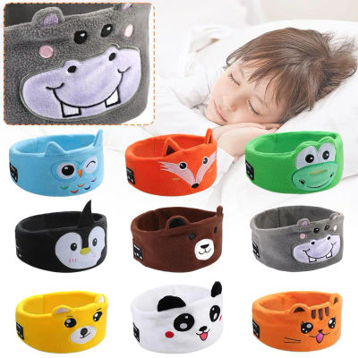 Diadema de música con Bluetooth V5.0 para niños, diadema con Chip de Animal, máscara, altavoz para dormir, auriculares inalámbricos finos, C1F9