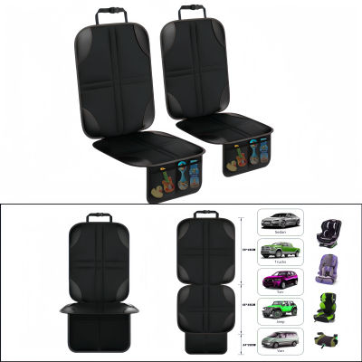 Funda protectora de asiento de coche para niños, bebés y mascotas, ajuste Universal, antideslizante, impermeable, antiarañazos, resistente a las manchas con bolsillos de almacenamiento