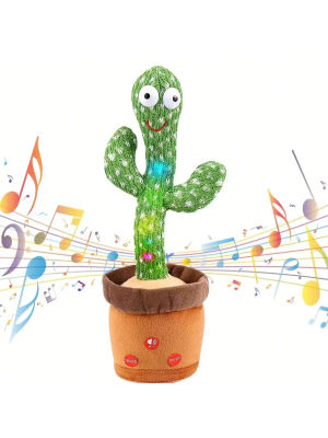 Juguetes de cactus bailarines y parlantes para bebés, niños y niñas, que cantan, imitan, graban y repiten lo que dices, Sunny Cactus Up Plus