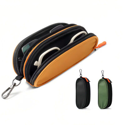 Estuche para gafas de sol de doble capa, organizador de viaje impermeable, bolsa protectora para gafas, accesorios para estuche de gafas