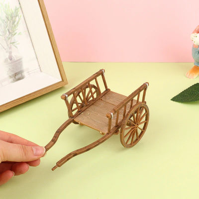 1 Uds. Casa de muñecas en miniatura, carrito ensamblado de simulación, modelo, muebles, accesorios para casa de muñecas, decoración de jardín, juguetes para niños DIY