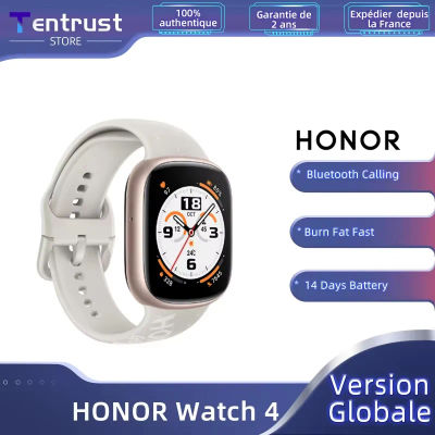 Versión Global HONOR Watch 4 Smart Watch 5ATM Monitor de oxígeno en sangre BT5.2 GPS Bluetooth 5,2 hasta 14 días de batería de larga duración