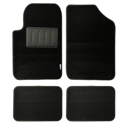 Alfombra coche,Juego 4 de Alfombrillas Universales para coche, accesorios para el interior,Antideslizantes-4 Piezas