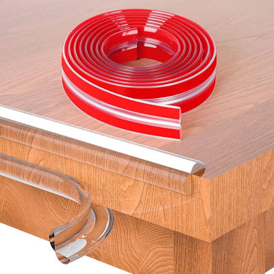 Protector de borde de mesa de 1/2/3/6M, tira de protección transparente para bebés, autoadhesivo, parachoques suave a prueba de colisiones para niños, seguridad para bebés