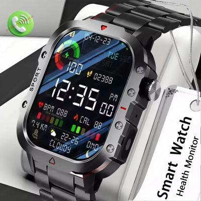 2025 nuevo reloj inteligente militar para hombres al aire libre 2,01 "Al voz Bluetooth llamada Smartwatch regalo sorpresa al aire libre para Android e IOS masculino