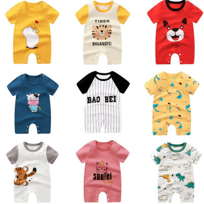 Pelele de verano para niñas, ropa de algodón, mono de manga corta, ropa para bebés recién nacidos, mono para recién nacidos