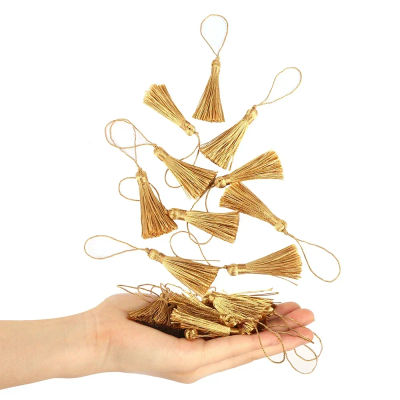 10 Uds./50 Uds. Borla de 9,5 cm/3,75 pulgadas, borlas para llaves, marcapáginas artesanal, borlas para manualidades, accesorios de decoración del hogar y muebles