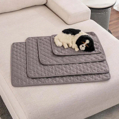 Alfombrilla de cama reutilizable para mascotas, cubierta de pañal lavable para sofá, manta protectora de muebles para mascotas, funda de asiento de coche para gato
