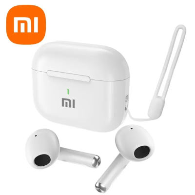 Auriculares inalámbricos Xiaomi Buds A6 Pro con Bluetooth, auriculares internos HiFi estéreo para juegos y deportes con micrófono y correa para auriculares.