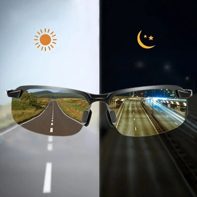 Gafas de Sol Polarizadas con Funciones Visuales para el Día y la Noche, Resistentes a los Arañazos, Protección UV