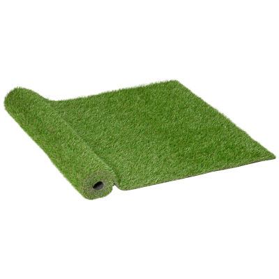 Outsunny Césped Artificial tipo Alfombra o Estera de Hierba Sintética de Exterior para Jardín y Terraza 25mm (Modelo 2: 1 pieza)