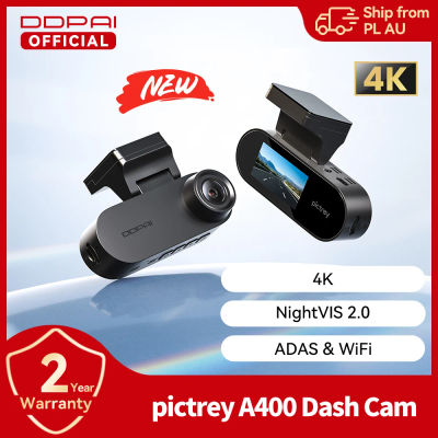 Cámara de salpicadero DDPAI A400 4K, ADAS WiFi integrada, compatible con Monitor de estacionamiento 24H, pantalla IPS de 1,9 ", DVR para coche, visión nocturna, novedad de 2025
