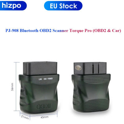 Monitor de coche PJ-908 Bluetooth OBD2 escáner Torque Pro para coche Universal Auto estéreo navegación Autoradio unidad principal Audio Video PC