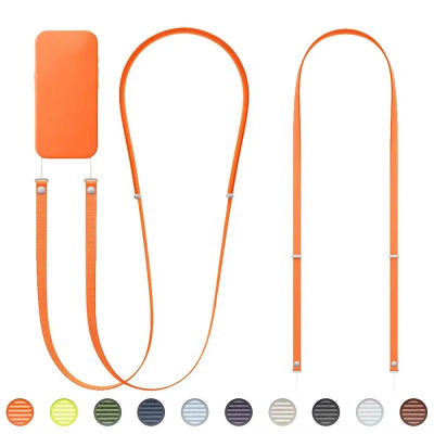 Funda ajustable, cordón magnético para teléfono, antipérdida, duradero, cordón cruzado para teléfono, correa tejida para el cuello para iPhone 17/Air/17 Pro Max