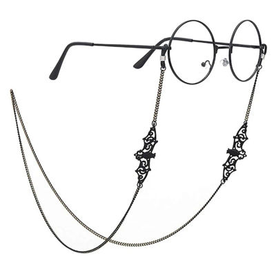 Correas para gafas, cuentas de murciélago, cadena de eslabones, cadenas huecas para gafas, gafas de sol, soporte para Cable, correa para el cuello, accesorios