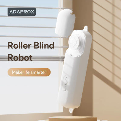 Cortina Enrollable Inteligente Bluetooth, Tipo Robot, Puerto Tipo C, Compatible con Tuya Smart Life, Control Remoto, Control por Voz con Google Alexa y Siri