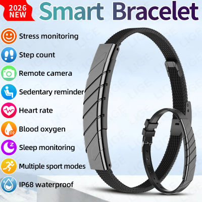 Pulsera inteligente LIGE sin pantalla, monitor de ritmo cardíaco, relojes inteligentes, reloj inteligente deportivo impermeable para adultos, compatible con Android iOS