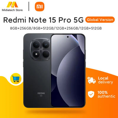 Versión Global Redmi Note 15 Pro 5G Dimensity 7400-Ultra 256GB 512GB Smartphone 6580mAh Batería de 45W Cámara Principal de 200MP OIS Teléfono Celular Xiaomi