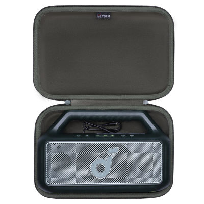 Funda de Altavoz Bluetooth para soundcore Boom 2, almacenamiento de Altavoz Bluetooth para exteriores, bolsa de transporte, accesorios para Altavoz Bluetooth