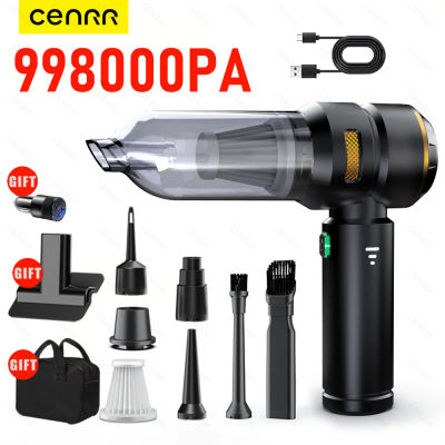 Aspirador de coche CENRR 998000 PA-aspiradora portátil potente inalámbrica de mano, máquina de limpieza de electrodomésticos, limpiador de coche