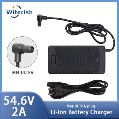 Cargador de 48V 2A batería de litio 54,6 2A 13S cargador de carga rápida inteligente enchufe XIAOMI MI4-ULTRA