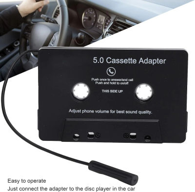 Adaptador auxiliar de Audio para casete de cinta Bluetooth 5,0 para coche con micrófono 6H tiempo de música 168H adaptador de casete para teléfono inteligente en espera