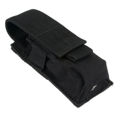 Funda Táctica M5 Molle para Cargador de 9MM, Porta Linterna Individual, EDC, Caza al Aire Libre