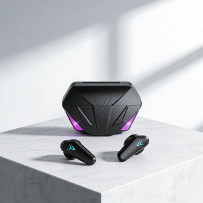 Nuevos auriculares TWS inalámbricos Bluetooth para juegos con micrófono manos libres, compatibles con teléfonos inteligentes.