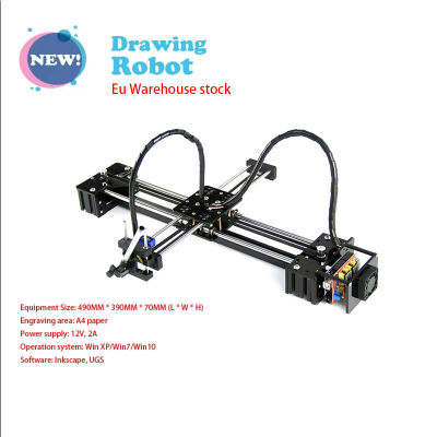 DIY LY Drawbot Pen CNC V3 Shield XY-Plotter Robot para letras y escritura Corexy máquina de dibujo juguete